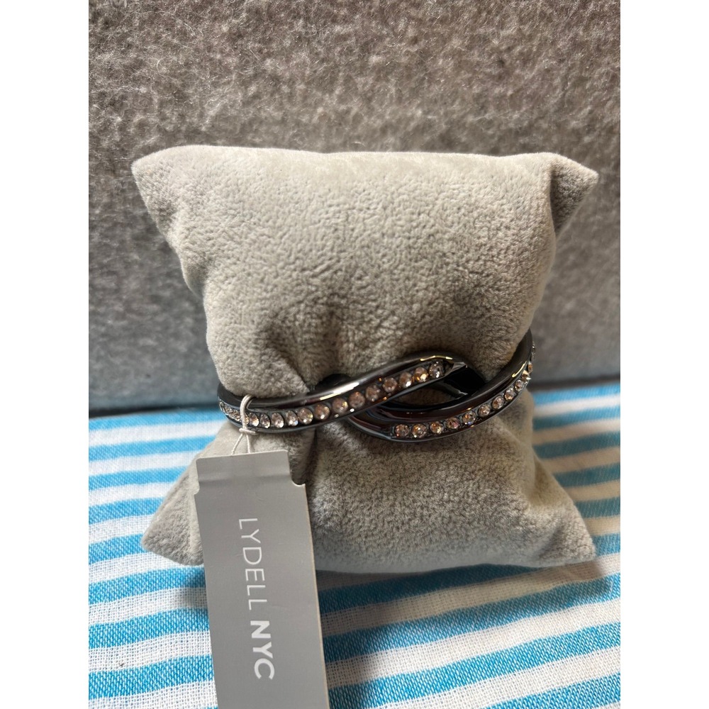 #12. Gunmetal crossover Cuff Bracelet
